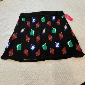XXL Ugly Knit Christmas Sweater Skirt -  Xhilaration Ornaments NWT